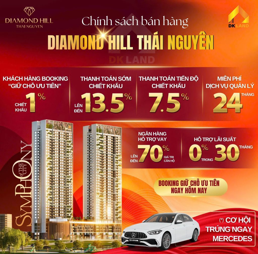 chiết khấu mua diamond hill Thái Nguyên