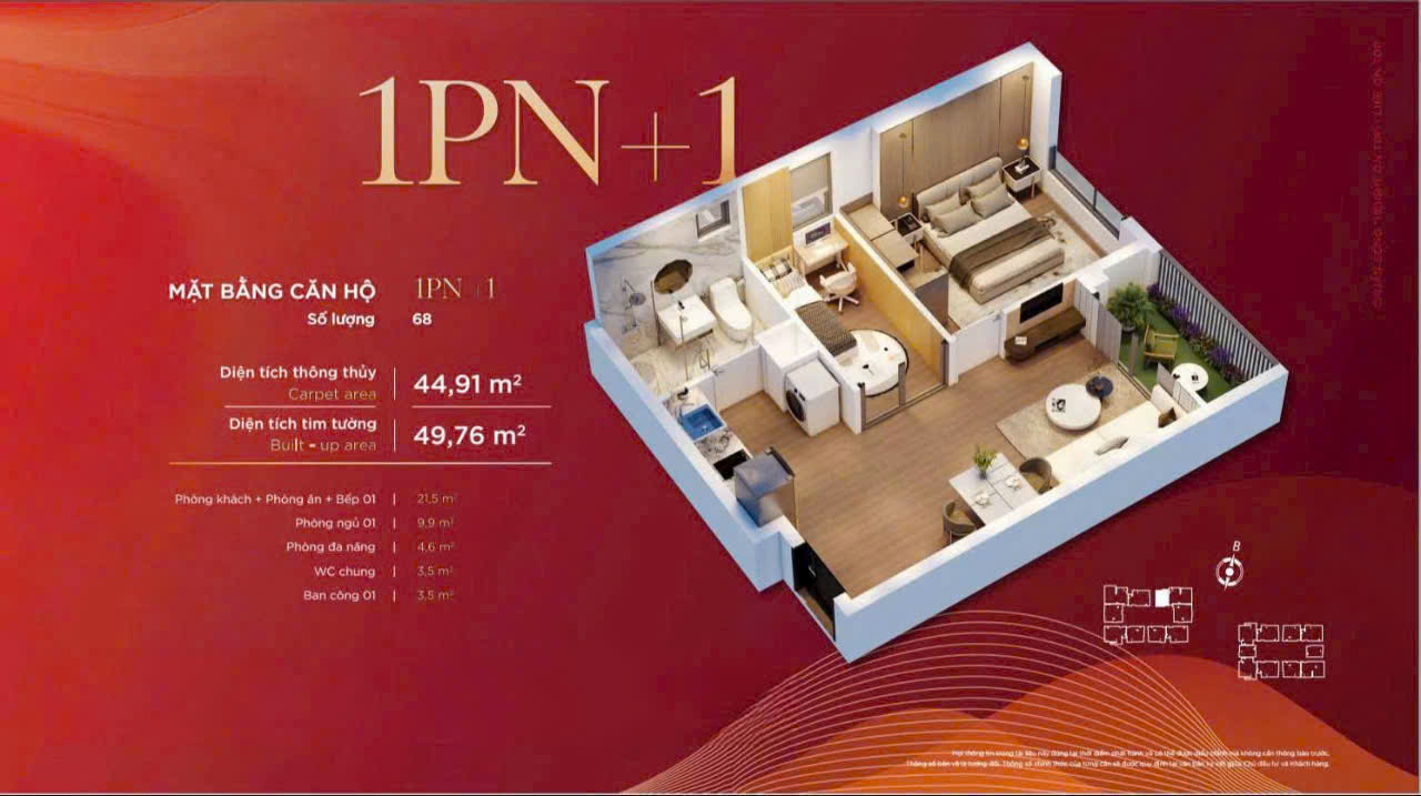 You are currently viewing THIẾT KẾ CĂN HỘ 1 NGỦ 49 M2 CĂN HỘ CAO CẤP THÁP ĐÔI BV DIAMOND HILL THÁI NGUYÊN